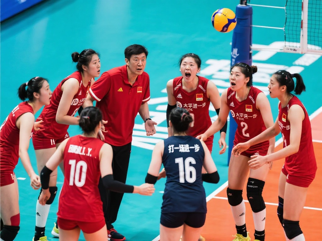 中国女排主帅赵勇:每场比赛都是新的进步 作为一个从基层成长起来的教练,赵勇深知团