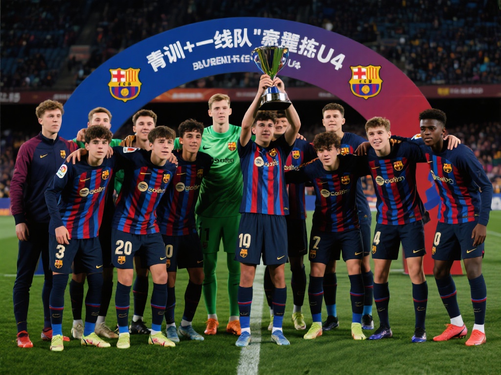巴萨U19强势夺欧冠青年队三冠王奠基辉煌 青年队的辉煌不仅属于他们自己,更是巴塞罗
