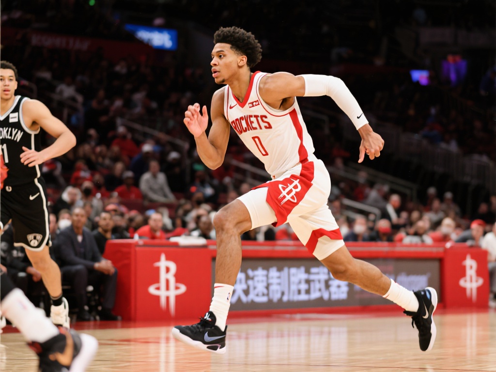 火箭快攻如风 阿门接球拉杆绝妙上篮 反击快攻常被称为篮球比赛中的"快速制胜武