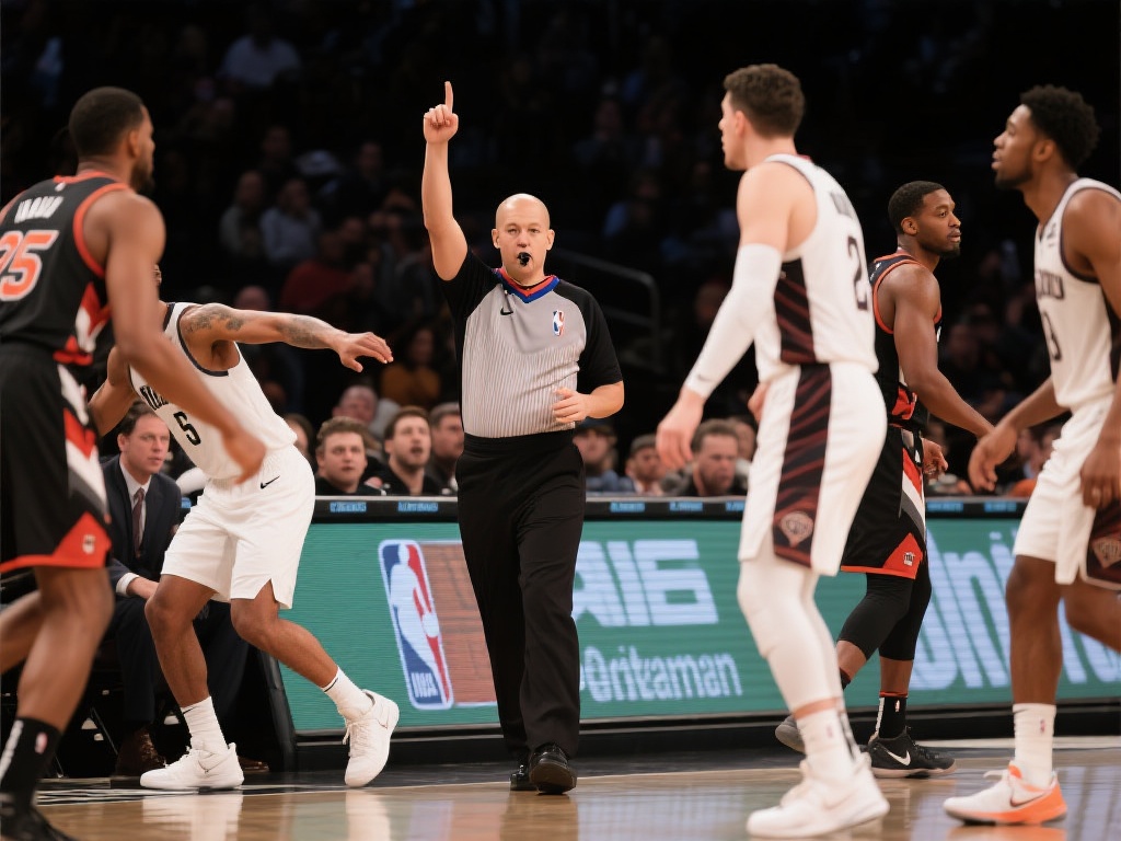 篮球比赛的激烈程度对裁判的执法水平提出了