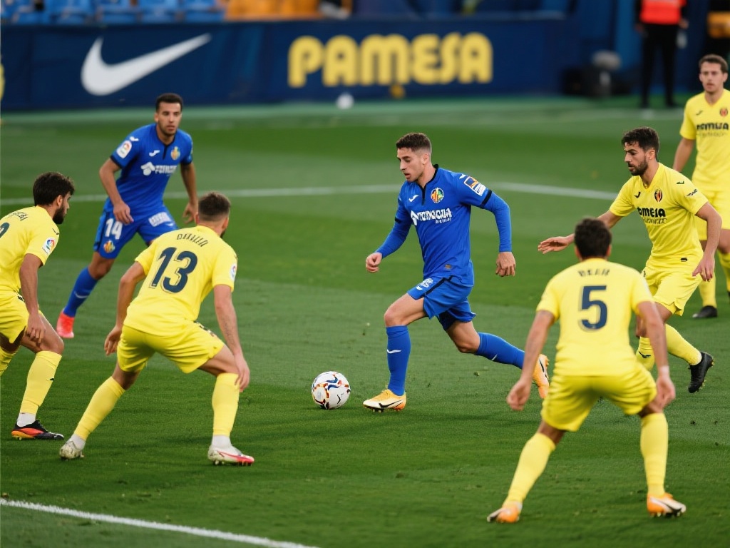 阿约塞传射建功 比利亚雷亚尔力克赫塔费 赫塔费在比赛初期展现出了强烈的求胜欲望,